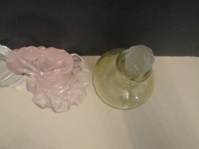 Four Art Glass Perfume Bottles - 3