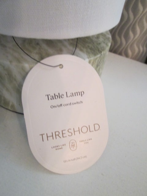 Pair of Threshold Cylindrical Torchiere Table Lamps - 2