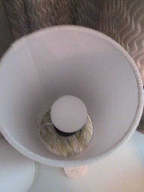 Pair of Threshold Cylindrical Torchiere Table Lamps - 3