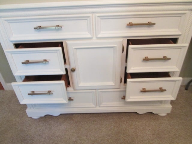 Dover Manor Painted Cream Tall Gentleman's Dresser - 10