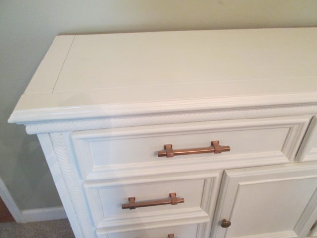 Dover Manor Painted Cream Tall Gentleman's Dresser - 2