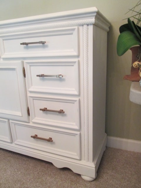 Dover Manor Painted Cream Tall Gentleman's Dresser - 4