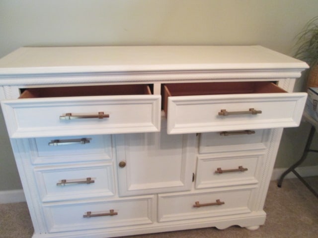 Dover Manor Painted Cream Tall Gentleman's Dresser - 7