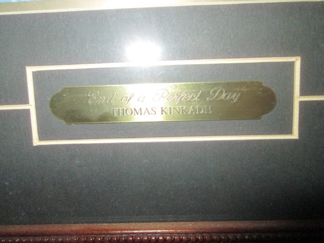 1998 Lighthouse Publishing Thomas Kinkade "End of a Perfect Day" Accent Print Collection - 2