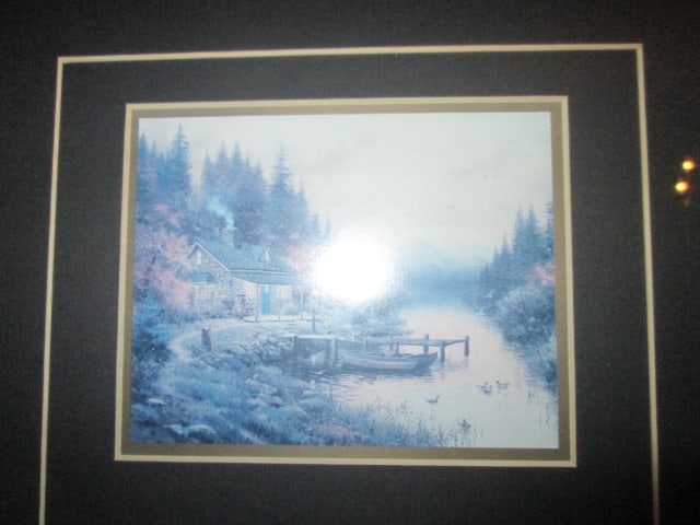 1998 Lighthouse Publishing Thomas Kinkade "End of a Perfect Day" Accent Print Collection - 3