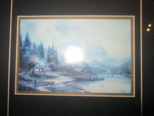 1998 Lighthouse Publishing Thomas Kinkade "End of a Perfect Day" Accent Print Collection - 4