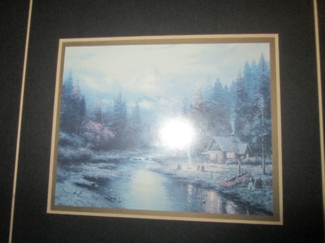 1998 Lighthouse Publishing Thomas Kinkade "End of a Perfect Day" Accent Print Collection - 5