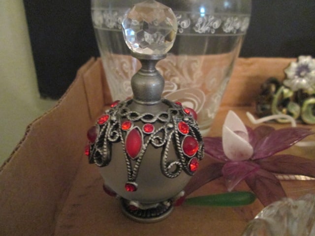 Glass Bedside Decanter, Trinket Boxes, Pocket Size Tissue Box, Perfume Bottle, - 7