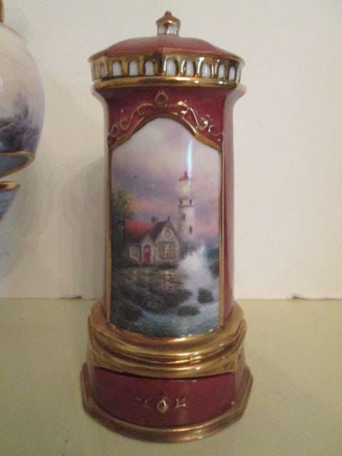 Ardleigh-Elliott Thomas Kinkade Collector Porcelain Music Boxes with COAs and - 2