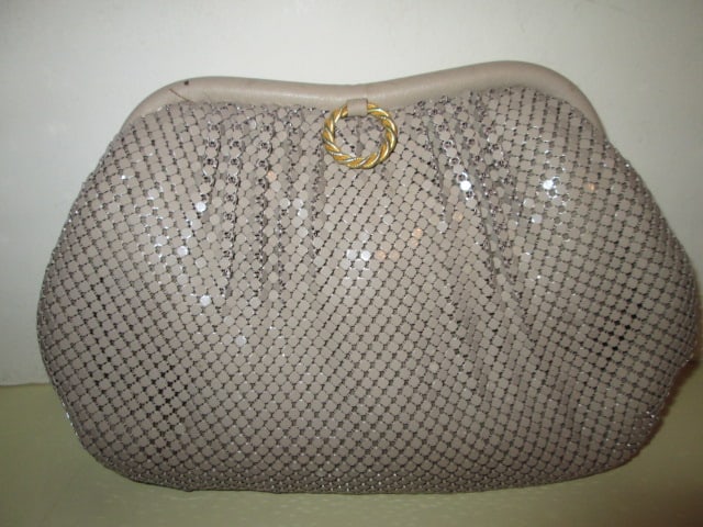 Two Metal Mesh Clutch Purses - 6