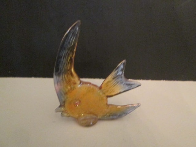 Enemaled Hummingbirds, Stained Glass Window Hangers, Crystal Bear Figurine, - 12