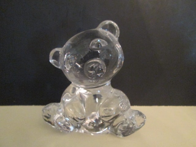 Enemaled Hummingbirds, Stained Glass Window Hangers, Crystal Bear Figurine, - 2
