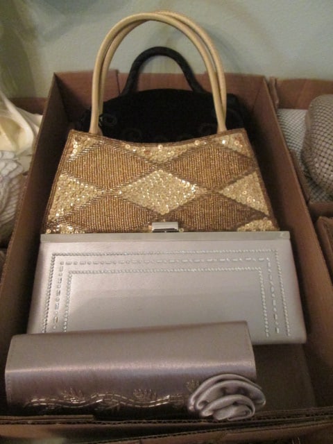 Four Formal Evening Bags: .