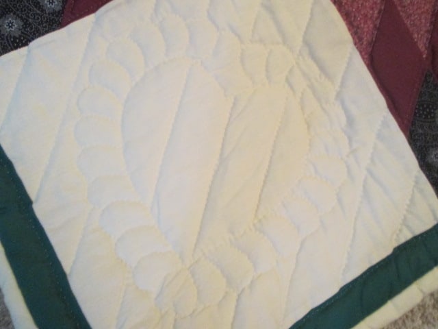 Hand Made Amish "Star of Bethlehem" Quilt Wall Hanging - 2