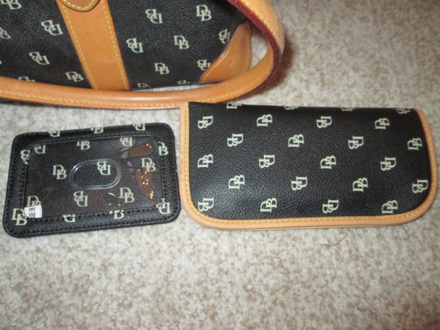 Two Dooney & Bourke Monogram Satchel Purses - 3