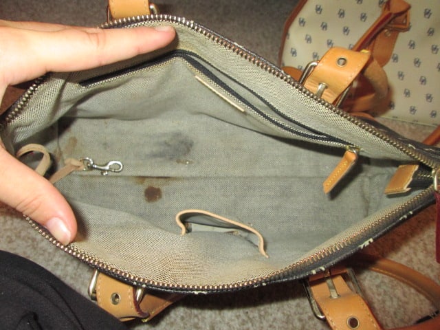 Two Dooney & Bourke Monogram Satchel Purses - 4