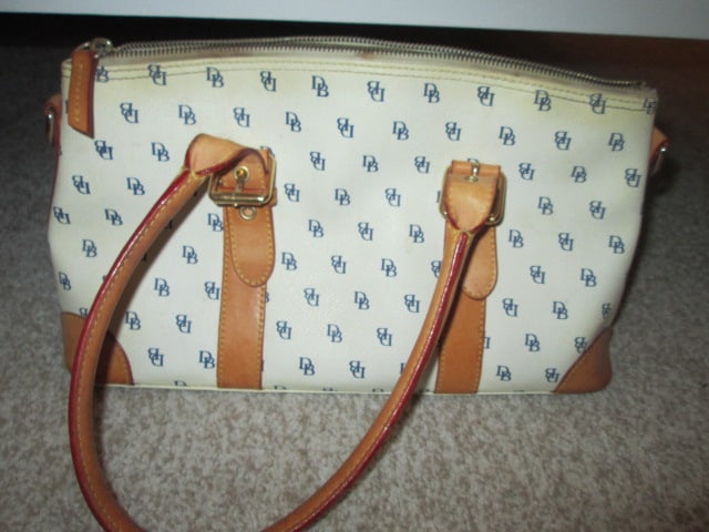 Two Dooney & Bourke Monogram Satchel Purses - 5
