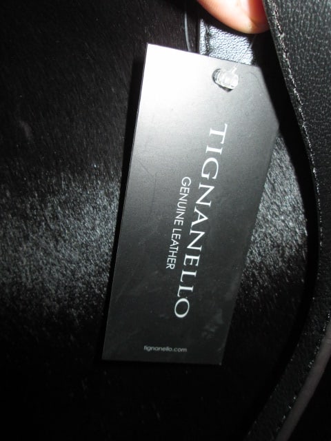 New with Tag Tignanello Black Oxford Tote Style Purse with Dust Bag - 5