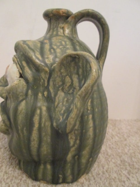 2001 Signed and Dated Southern Folk Art Face Jug - 4