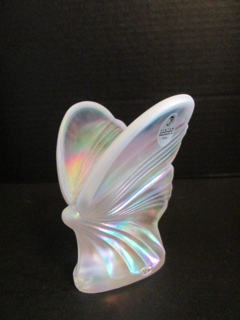 Fenton Iridescent Art Glass Butterfly (1 of 4)