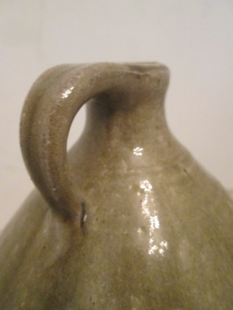 Otis Norris, Crystal Sullivan Signed Southern Folk Art Wind Spirit Face Jug - 4
