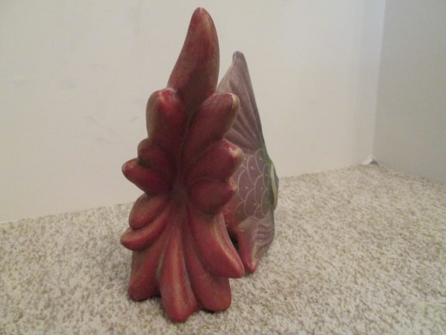 Colorful Handpainted Ceramic Fish Figure - 3