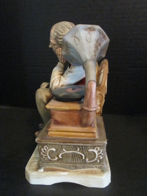 Royal Meridian Exclusive Design Germany Noritake Bisque Porcelain Gold Finch Figurine - 3