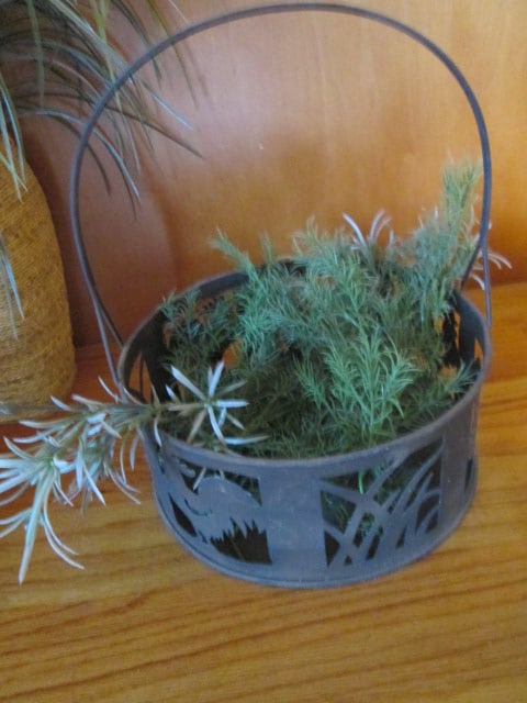 Artificial Greenery in Woven, Metal and Ceramic Vessels - 3