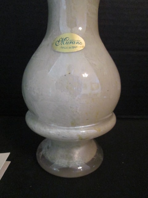 Navagero Glassworks Murano, Italy Art Glass Vase by Master Giuliano Tosi with COA - 2