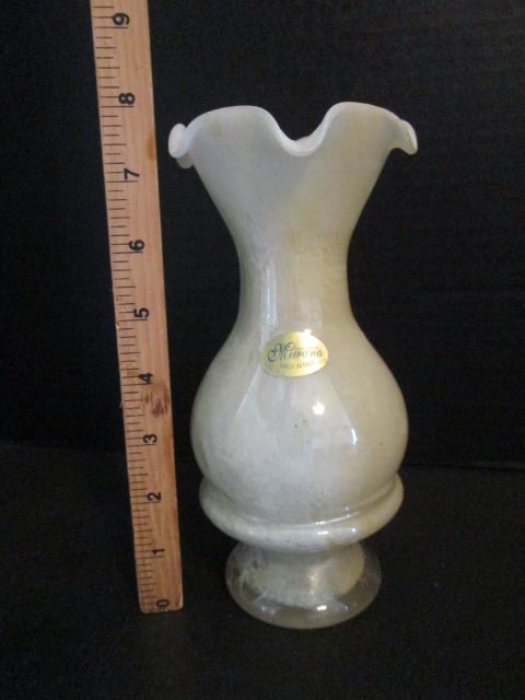 Navagero Glassworks Murano, Italy Art Glass Vase by Master Giuliano Tosi with COA - 7
