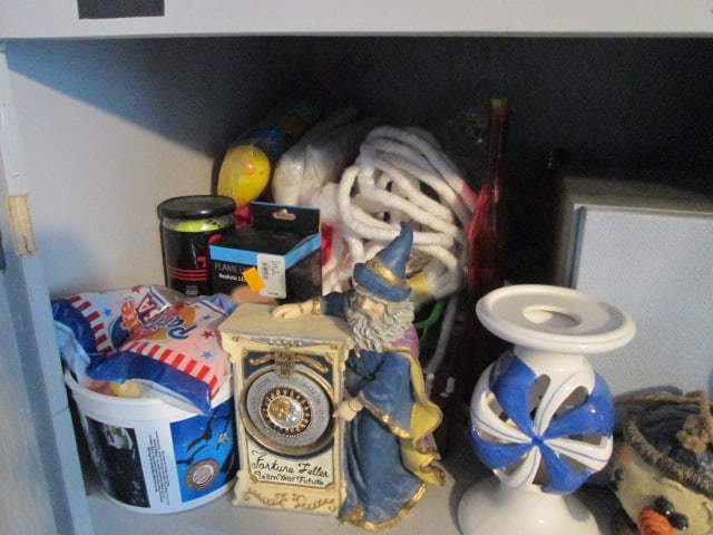 Contents of Built-In Storage Cabinet and Chest-Artificial Florals - 10