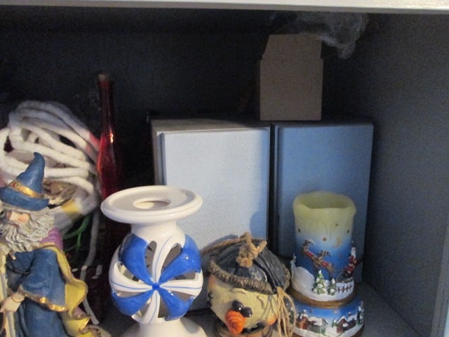 Contents of Built-In Storage Cabinet and Chest-Artificial Florals - 11