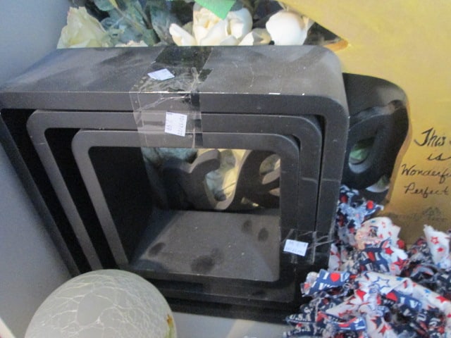 Contents of Built-In Storage Cabinet and Chest-Artificial Florals - 4