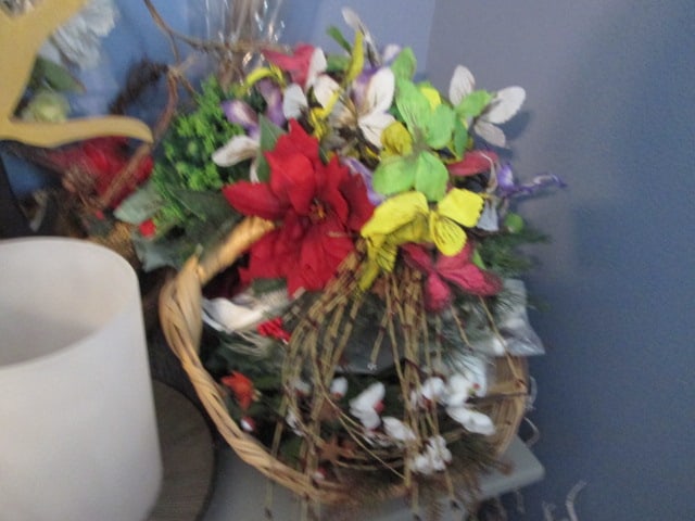 Contents of Built-In Storage Cabinet and Chest-Artificial Florals - 7