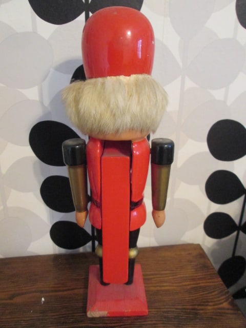 Vintage Handpainted Wooden Nutcracker - 5
