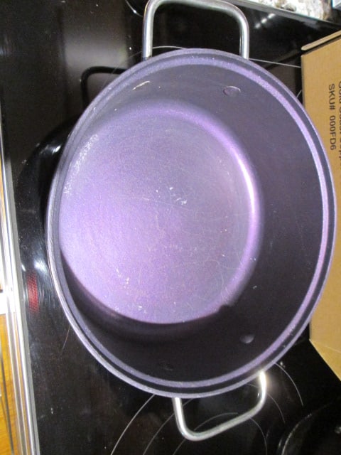 Purple Cooks Essentials 4 Quart Grill Lid Non Stick Pot - 3