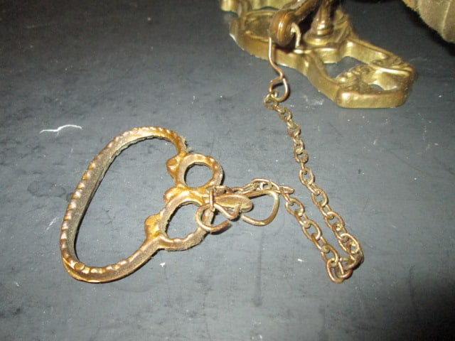 Brass Hook and Wall Mount Door Bell - 6