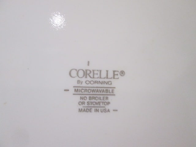 Grouping of Corning Correlle Plates, Cups and Saucers and Serving Pieces - 7