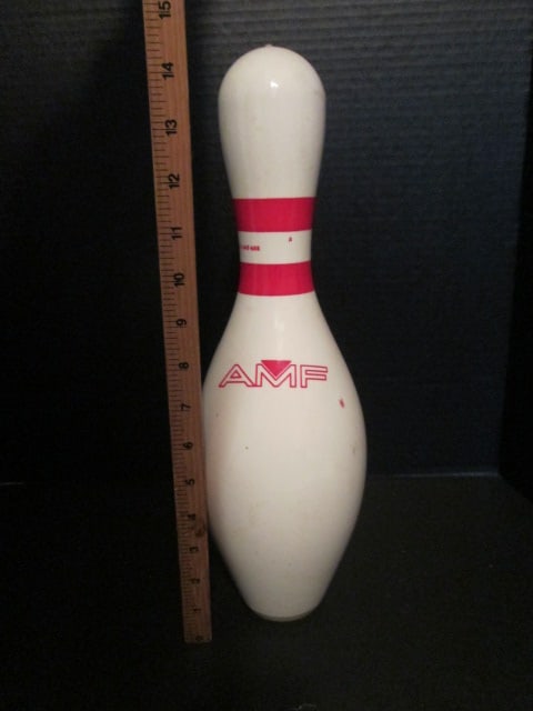 Old AMF Bowling Pin Trophy - 4