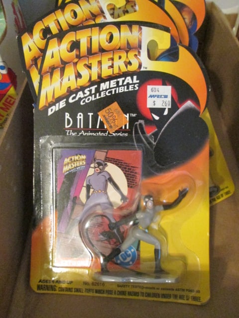 1990's Kenner Action Masters Die Cast Metal Collector Figures and topps Entertainment - 4
