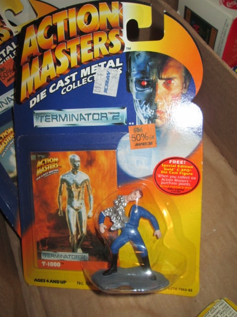 1990's Kenner Action Masters Die Cast Metal Collector Figures and topps Entertainment - 7