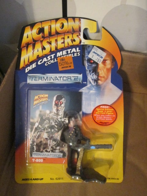 1990's Kenner Action Masters Die Cast Metal Collector Figures and topps Entertainment - 8