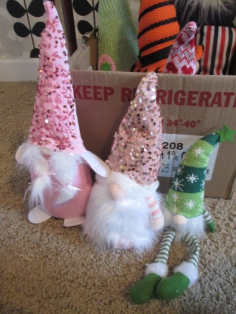 Grouping of Holiday Themed Plush Gnomes - 4