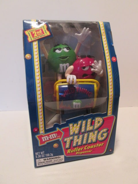 M&M/Mars "M&M Wild Thing" Roller Coaster Dispenser in Original Box: .