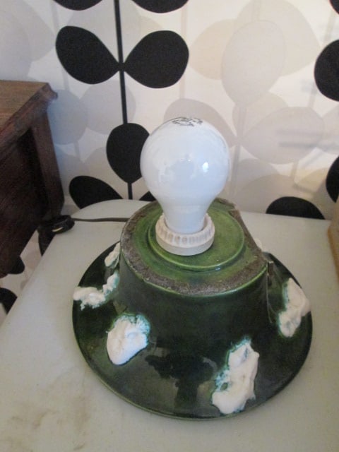 Snow Capped Bough Ceramic Christmas Tree with Music Box Base - 4