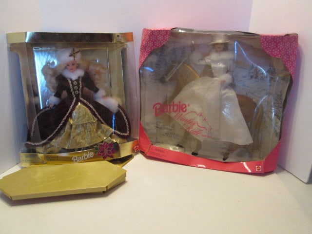 Two Mattel Collector Barbie Dolls in Original Boxes (1 of 13)
