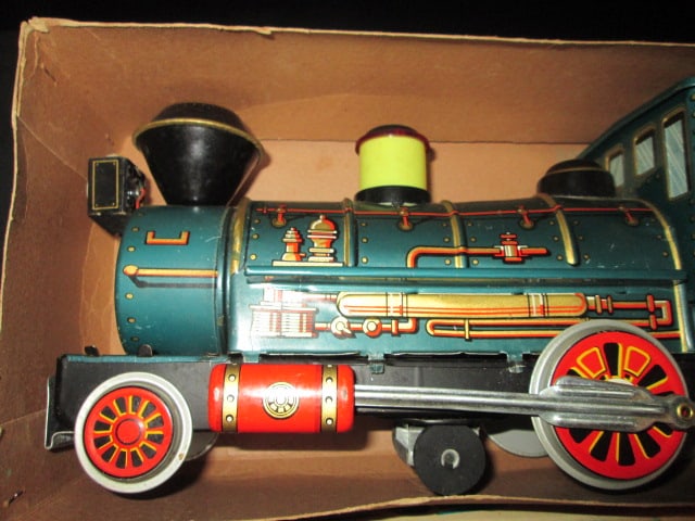 Vintage Trade Mark Battery Operated "Western Special Locomotive" Lithograph Tin - 3
