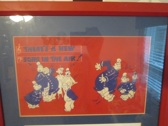Framed and Matted "The Pepsi-Cola Jingle" Illustration and Sheet Music - 2