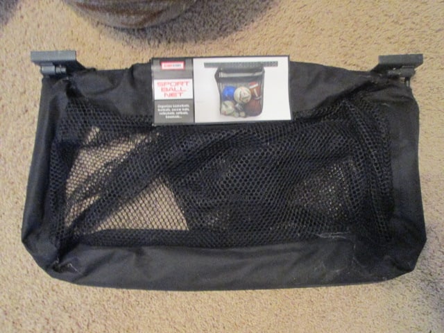 Slat Wall StoutStuff Storage Sport Ball Net, Two Woven Storage Baskets and Two Woven - 2