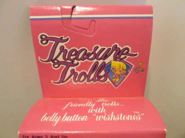 Old Rubber Toys-Two Treasure Trolls in Original Boxes, Pillsbury Dough Boy, - 3